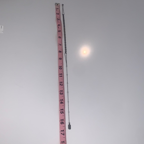 Ela Rae Oxidized Sterling Silver Star Diamond Necklace - Picture 5 of 6